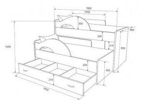 Кровать выкатная с ящиком Матрёшка в Асбесте - asbest.ok-mebel.com | фото 8