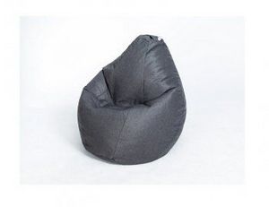Кресло-мешок Груша велюр темно - серое большое в Асбесте - asbest.ok-mebel.com | фото