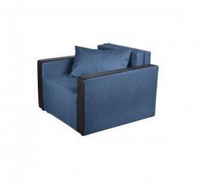 Кресло-кровать Милена с подлокотниками Синий в Асбесте - asbest.ok-mebel.com | фото