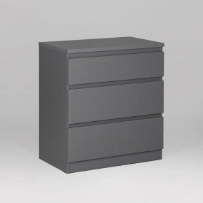 2.03.02.060.4 КАСТОР комод 3 ящика RU серый в Асбесте - asbest.ok-mebel.com | фото