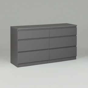 2.03.02.080.4 КАСТОР комод 6 ящиков RU серый в Асбесте - asbest.ok-mebel.com | фото