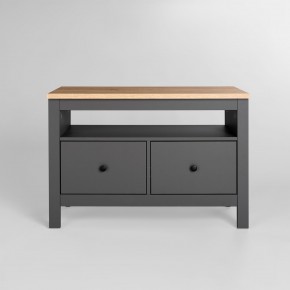 2.08.03.080.15 САГА тумба 2 ящика серая/ясень RU в Асбесте - asbest.ok-mebel.com | фото 2
