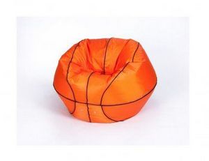 Кресло-мешок Баскетбольный мяч малый оранжево-черное в Асбесте - asbest.ok-mebel.com | фото 2