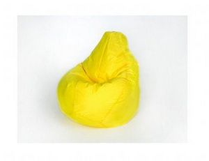 Кресло-мешок Груша малое желтое в Асбесте - asbest.ok-mebel.com | фото