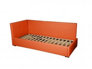 Кровать Марсель 1200 Оранжевый в Асбесте - asbest.ok-mebel.com | фото