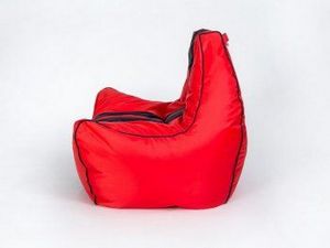 Бескаркасное кресло Авто красно-черное в Асбесте - asbest.ok-mebel.com | фото 3