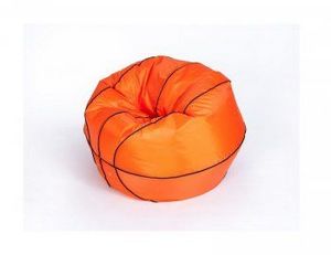 Кресло-мешок Баскетбольный мяч малый оранжево-черное в Асбесте - asbest.ok-mebel.com | фото 3