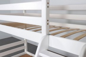 АДЕЛЬ Кровать двухъярусная с наклонной лестницей (белый) в Асбесте - asbest.ok-mebel.com | фото 6