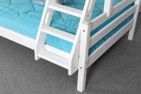 АДЕЛЬ Кровать двухъярусная с наклонной лестницей (белый) в Асбесте - asbest.ok-mebel.com | фото 7