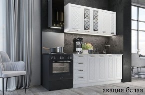 АГАВА Кухонный гарнитур (модульный) акация белая в Асбесте - asbest.ok-mebel.com | фото