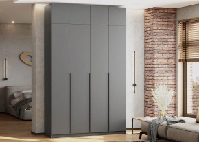 Антресоль 1600 «ШК-5» Графит серый в Асбесте - asbest.ok-mebel.com | фото 4