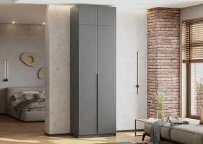 Антресоль 800 «ШК-5» Графит серый в Асбесте - asbest.ok-mebel.com | фото 4