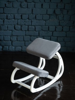 Балансирующий коленный стул Конёк Горбунёк (Белый) в Асбесте - asbest.ok-mebel.com | фото 3