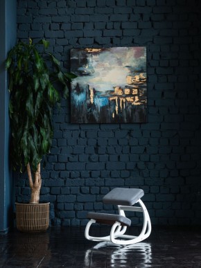 Балансирующий коленный стул Конёк Горбунёк (Белый) в Асбесте - asbest.ok-mebel.com | фото 4