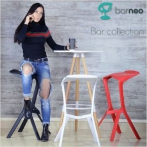 Барный стул Barneo N-227 Miura белый в Асбесте - asbest.ok-mebel.com | фото 2