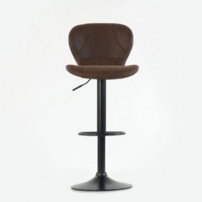 Барный стул Barneo N-86 Time / Black / VPU Brown Vintage коричневый винтаж PK970-18 в Асбесте - asbest.ok-mebel.com | фото 3