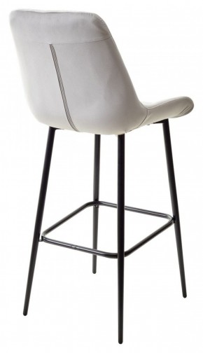 Барный стул ХОФМАН, цвет H-09 Светло-серый, велюр / черный каркас М-City в Асбесте - asbest.ok-mebel.com | фото 6
