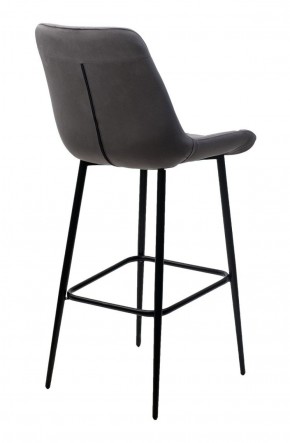 Барный стул ХОФМАН, цвет H-14 Серый, велюр / черный каркас М-City в Асбесте - asbest.ok-mebel.com | фото 4
