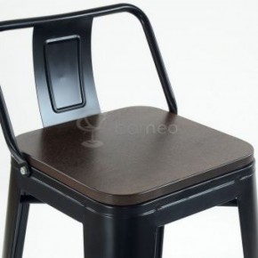 Барный стул N-238 Tolix Wood style Черный в Асбесте - asbest.ok-mebel.com | фото 3