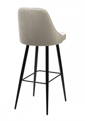 Барный стул NEPAL-BAR ЛАТТЕ #25, велюр/ черный каркас (H=78cm) М-City в Асбесте - asbest.ok-mebel.com | фото 2