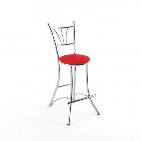 Барный стул Трилогия красный матовый-803м в Асбесте - asbest.ok-mebel.com | фото 1