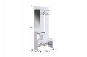 БАСКО Прихожая К3 (кашемир) в Асбесте - asbest.ok-mebel.com | фото 3
