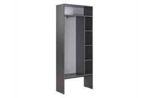 БАСКО Прихожая К5 (графит) в Асбесте - asbest.ok-mebel.com | фото 10