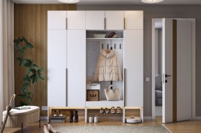 БАСКО Прихожая К7 (белое дерево) в Асбесте - asbest.ok-mebel.com | фото 13
