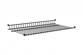 БАСКО Полка сотовая L600 (черный муар) в Асбесте - asbest.ok-mebel.com | фото