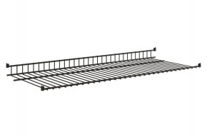 БАСКО Полка сотовая L800 (черный муар) в Асбесте - asbest.ok-mebel.com | фото