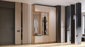 БАВАРИЯ Прихожая (дуб вотан/кашемир) в Асбесте - asbest.ok-mebel.com | фото