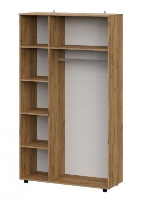 БАЙКАЛ Шкаф трехстворчатый (Графит/Дуб золотой) в Асбесте - asbest.ok-mebel.com | фото 2