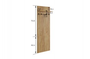 БОДРУМ Прихожая (модульная) дуб крафт золотой в Асбесте - asbest.ok-mebel.com | фото 2