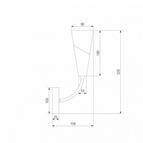 Бра Eurosvet Rhyton 60167/1 латунь в Асбесте - asbest.ok-mebel.com | фото 5