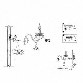 Бра Imperiumloft RAINBOW rainbow-6-wall-01 в Асбесте - asbest.ok-mebel.com | фото 15