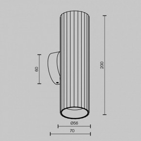 Бра Maytoni Calipso C106WL-02-GU10-B в Асбесте - asbest.ok-mebel.com | фото 6