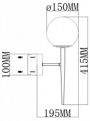 Бра Moderli Scrumbel V11562-1W в Асбесте - asbest.ok-mebel.com | фото 6