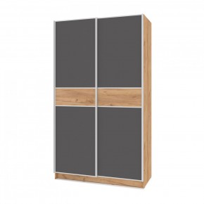 БРАУН Б635 Шкаф-купе (дуб золотой/графит) в Асбесте - asbest.ok-mebel.com | фото