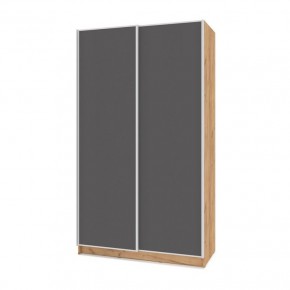 БРАУН Б651 Шкаф-купе (дуб золотой/графит) в Асбесте - asbest.ok-mebel.com | фото