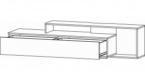 ДАЛЛАС Гостиная (модульная) цемент темный в Асбесте - asbest.ok-mebel.com | фото 6