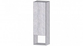 ДАЛЛАС Шкаф с полкой (цемент светлый) в Асбесте - asbest.ok-mebel.com | фото