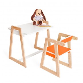 Детская растущая парта и стул Я САМ "Краски" (Оранжевый) в Асбесте - asbest.ok-mebel.com | фото 2