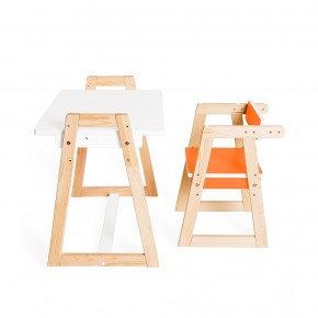 Детская растущая парта и стул Я САМ "Краски" (Оранжевый) в Асбесте - asbest.ok-mebel.com | фото 3