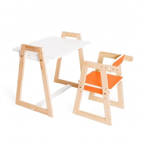 Детская растущая парта и стул Я САМ "Краски" (Оранжевый) в Асбесте - asbest.ok-mebel.com | фото 6