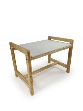 Детский растущий комплект стол и стул  Я САМ "Лофт" (Белый, Сосна) в Асбесте - asbest.ok-mebel.com | фото 3