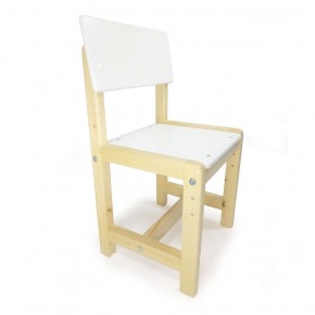 Детский растущий комплект стол и стул  Я САМ "Лофт" (Белый, Сосна) в Асбесте - asbest.ok-mebel.com | фото 6