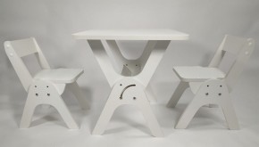 Детский растущий стол-парта и два стула Я САМ "Умка-Дуо" (Белый) в Асбесте - asbest.ok-mebel.com | фото