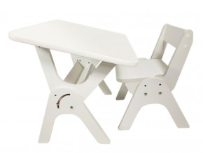 Детский растущий стол-парта и стул Я САМ "Умка" (Белый) в Асбесте - asbest.ok-mebel.com | фото 2
