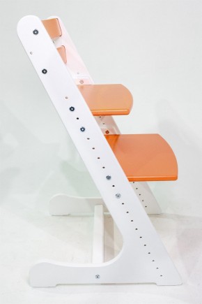 Детский растущий стул Конёк Горбунёк Комфорт ( Бело-оранжевый) в Асбесте - asbest.ok-mebel.com | фото 4
