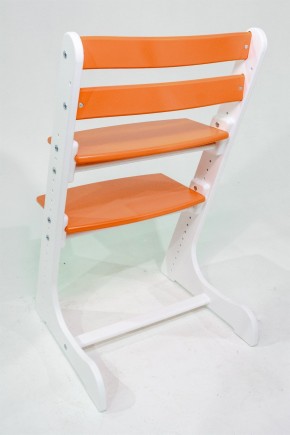 Детский растущий стул Конёк Горбунёк Комфорт ( Бело-оранжевый) в Асбесте - asbest.ok-mebel.com | фото 6